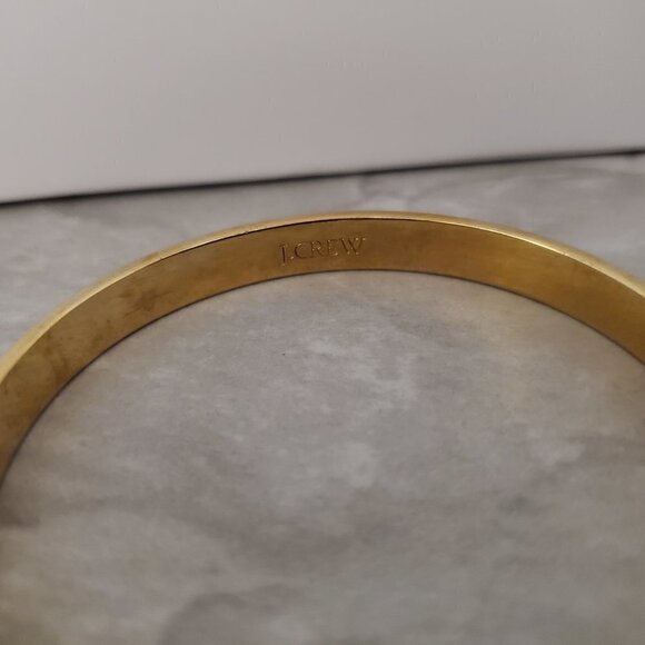 💛 Vintage 90s 1990s J.Crew Bangle Bracelet Green Pink Grey 💛 - Picture 5 of 8